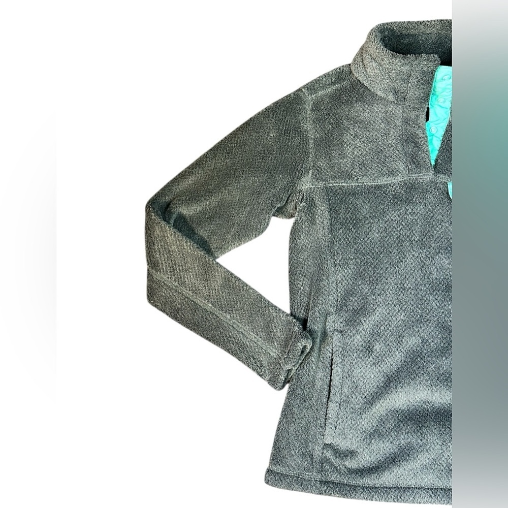 Patagonia Gray Fleece with Mint Detail XS - Picture 2 of 5